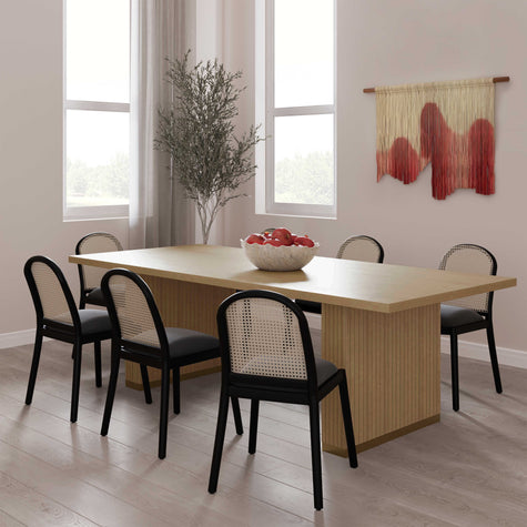 TOV Furniture Chelsea Oak Rectangular Dining Table