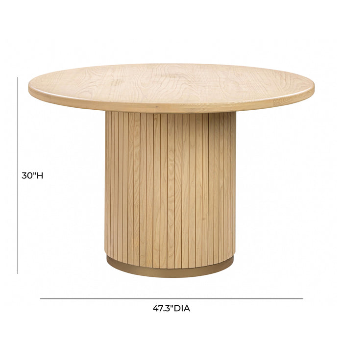 TOV Furniture Chelsea Oak Round Dining Table