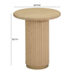 TOV Furniture Chelsea Oak Ash Wood Entry Table