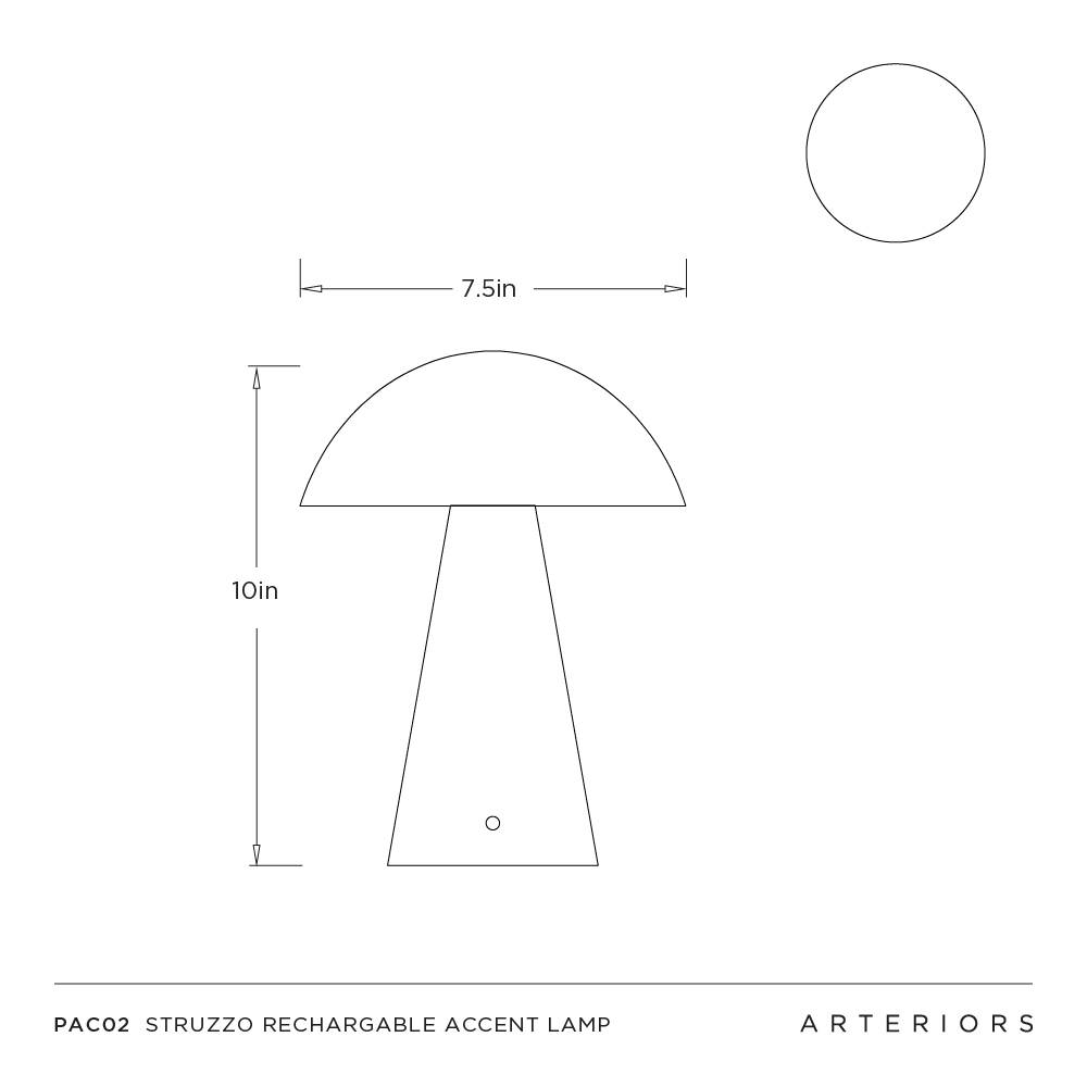 Arteriors Struzzo Accent Lamp