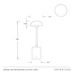 Arteriors Lumi Rechargeable Accent Lamp