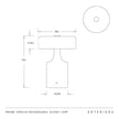 Arteriors Verglas Rechargeable Accent Lamp