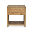 Magnussen Home Ripley Rustic Caramel And Dark Bronze Rectangular End Table