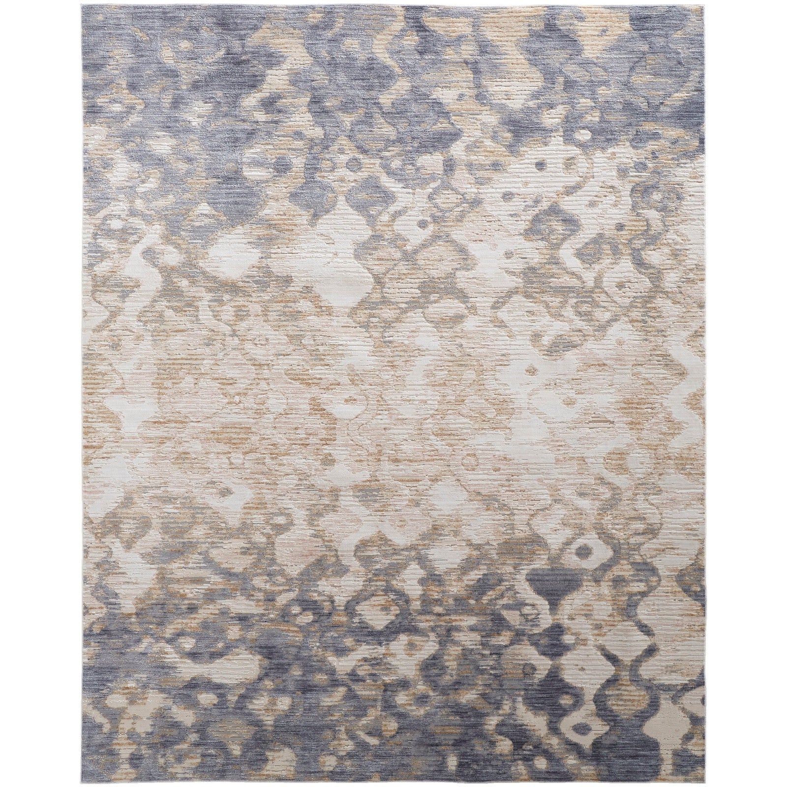 Feizy Laina 39G7F Transitional Gradient & Ombre in Tan/Ivory/Blue