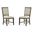 Magnussen Home Westley Falls Graphite Side Chair Set of 2