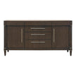 Pulaski Furniture Asher Park Piano Brown Glass Top 2 Door Buffet