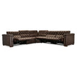 Hooker Furniture Savion Deux 5 Seat Sectional with Four Power Recliners and Six Power Headrests