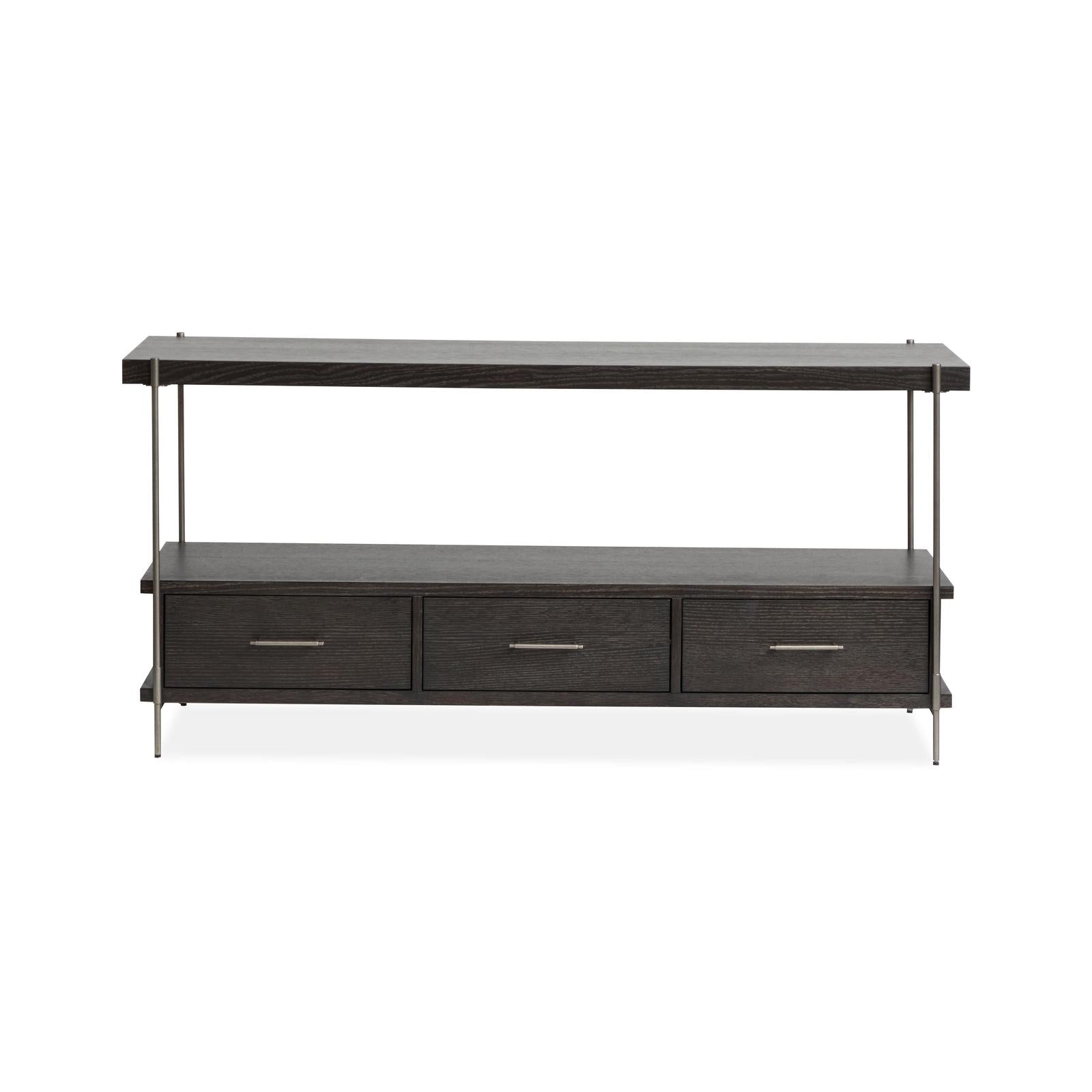 Magnussen Home Spencer Dark Briarsmoke Rectangular Sofa Table