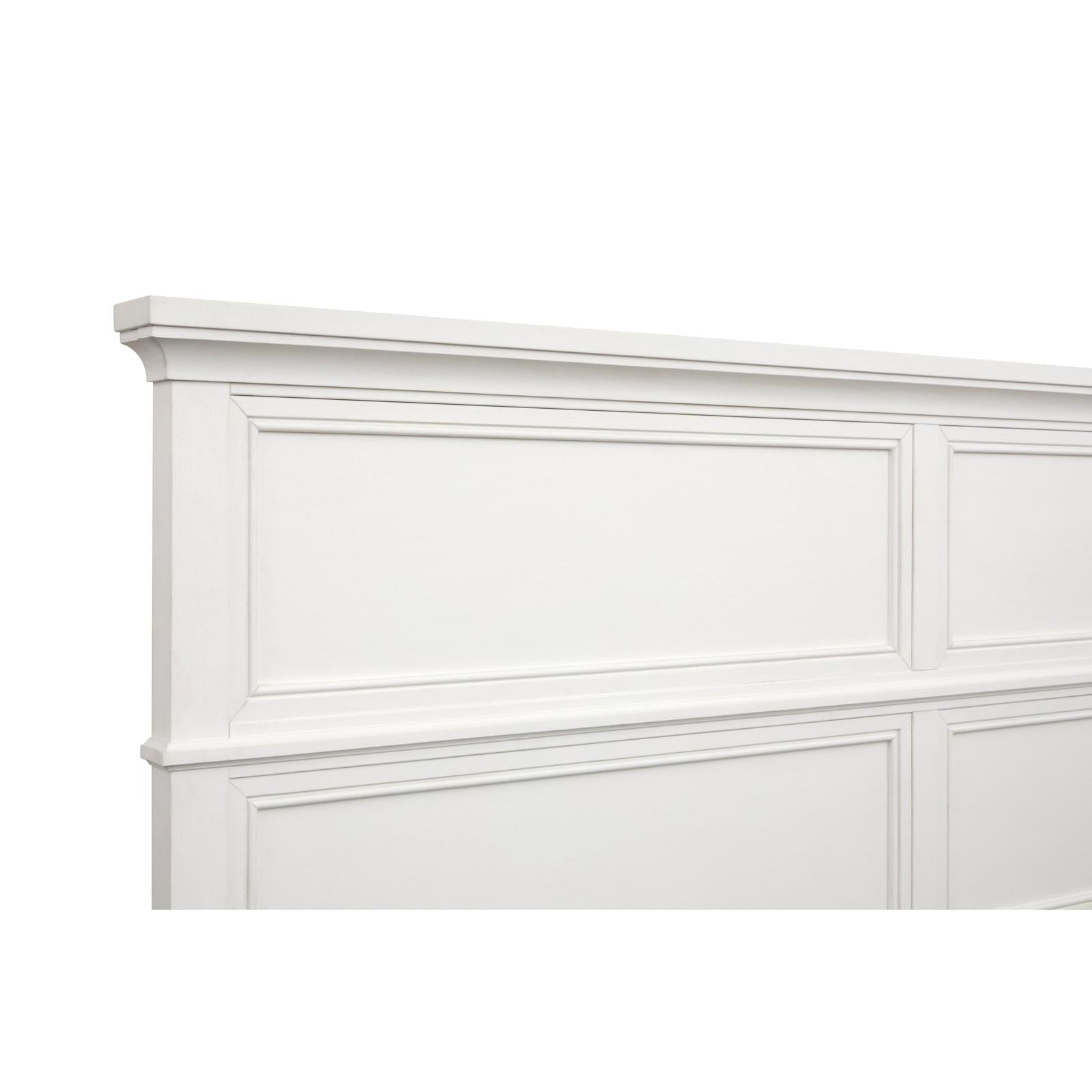 Magnussen Home Juniper Hill Whisper White California King Panel Storage Bed