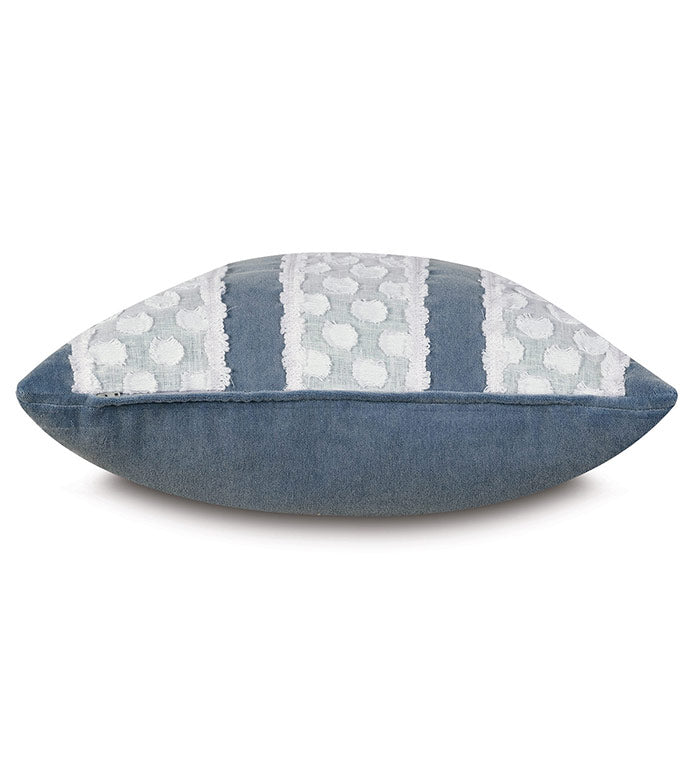 Eastern Accents Penelope Denim Stripe Decorative Pillow