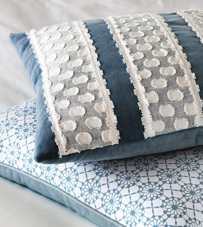 Eastern Accents Penelope Denim Stripe Decorative Pillow