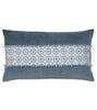 Eastern Accents Penelope Geometric Denim Decorative Pillow