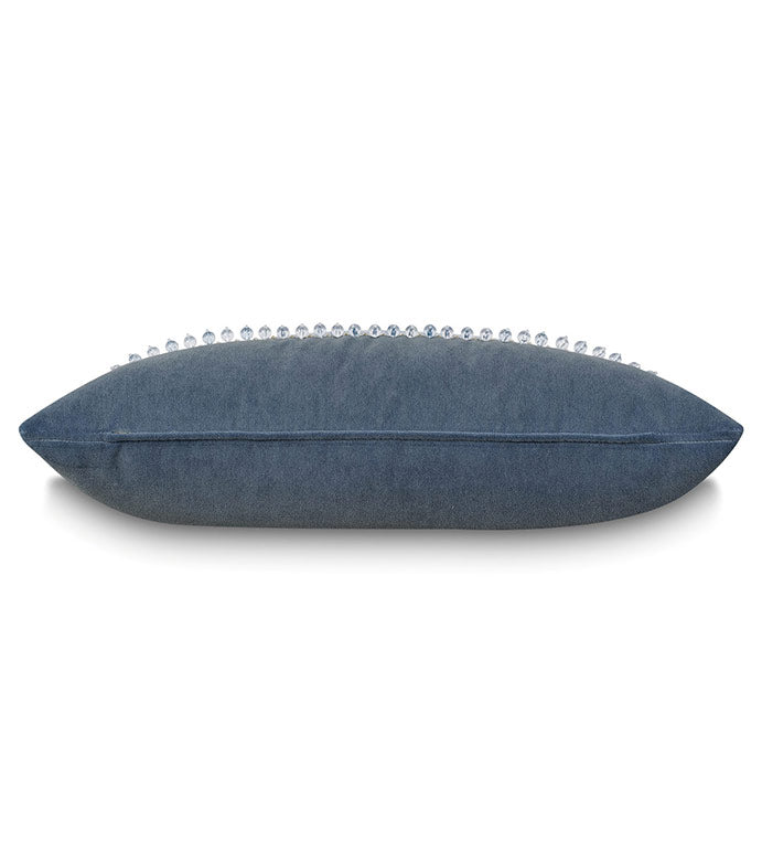 Eastern Accents Penelope Geometric Denim Decorative Pillow
