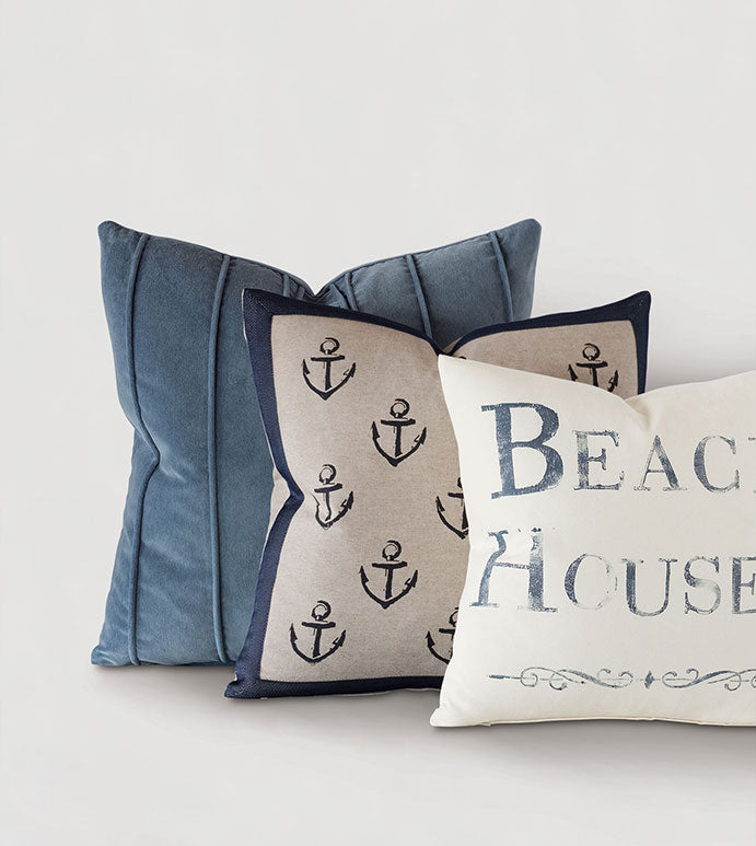 Eastern Accents Penelope Denim Decorative Pillow