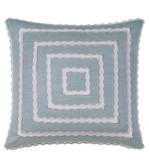 Eastern Accents Penelope Mitered Trim Decorative Pillow