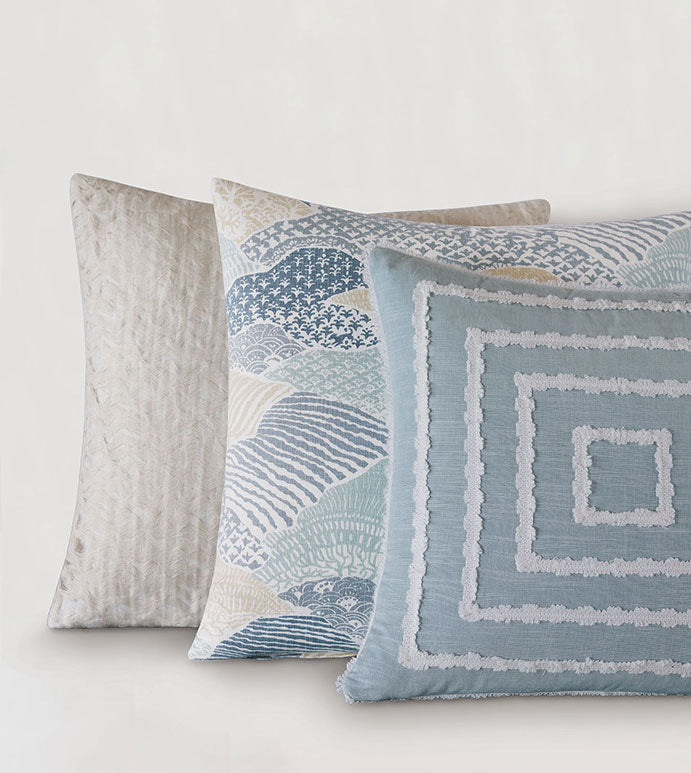 Eastern Accents Penelope Mitered Trim Decorative Pillow