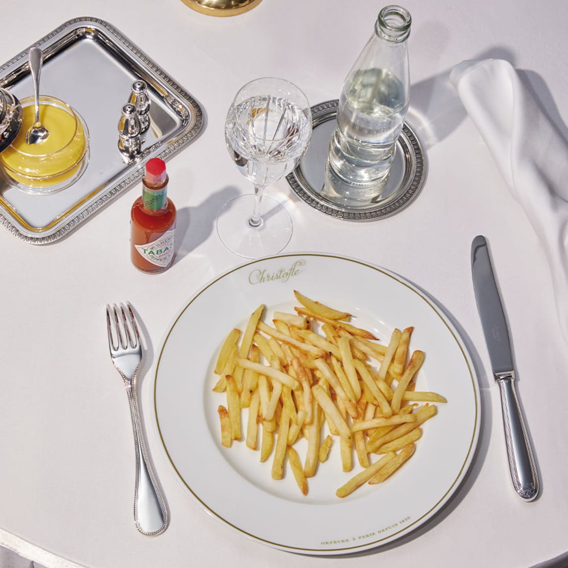Christofle Perles Silver Plated Cutlery Set