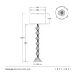 Arteriors Nicole Floor Lamp