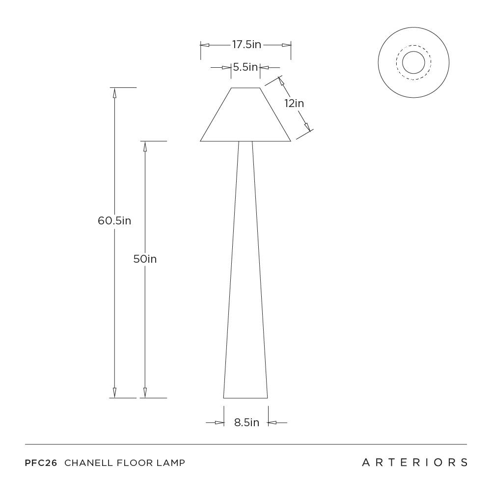 Arteriors Chanell Floor Lamp