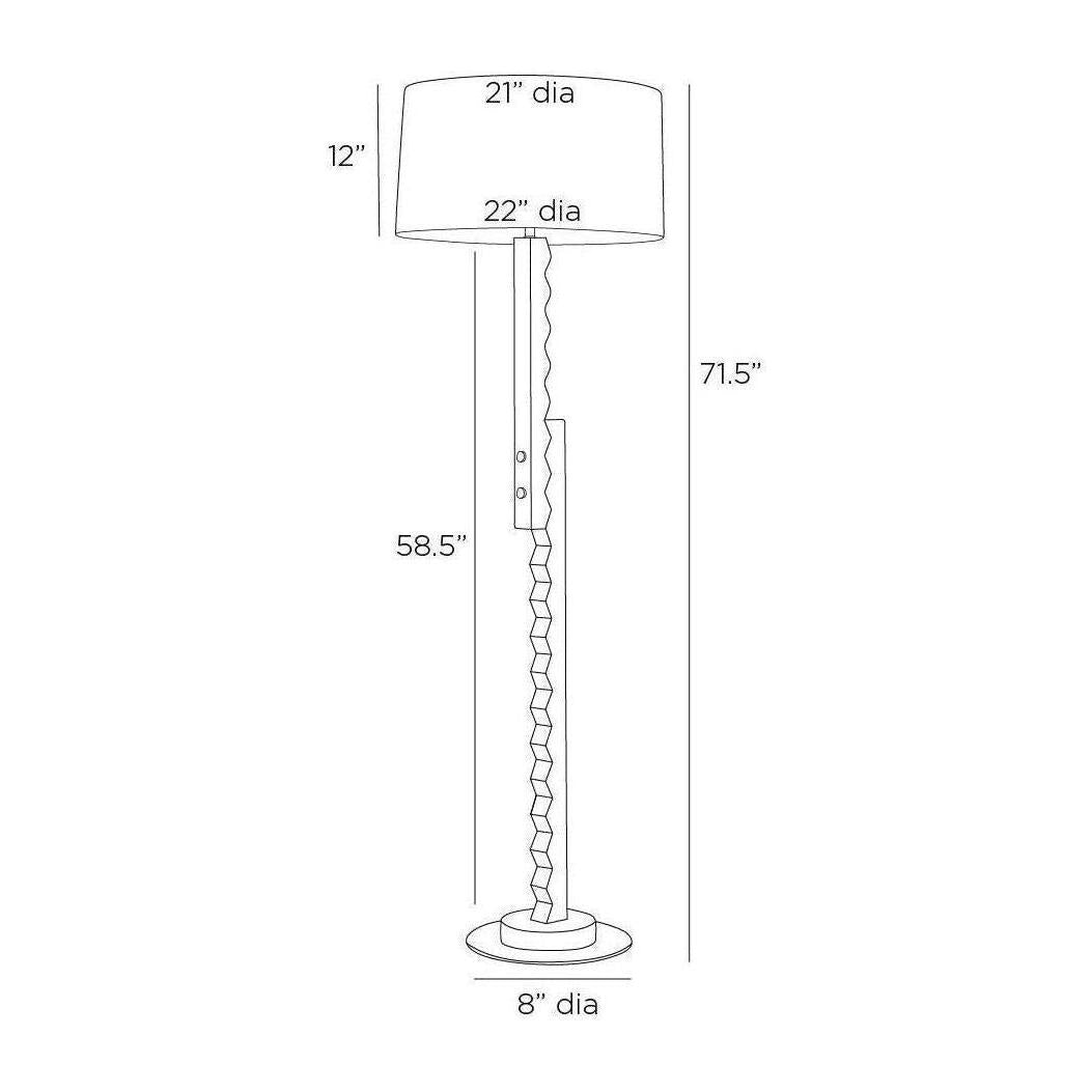 Arteriors Elvis Floor Lamp