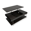 Magnussen Home Spencer Dark Briarsmoke Lift Top Storage Cocktail Table With Casters
