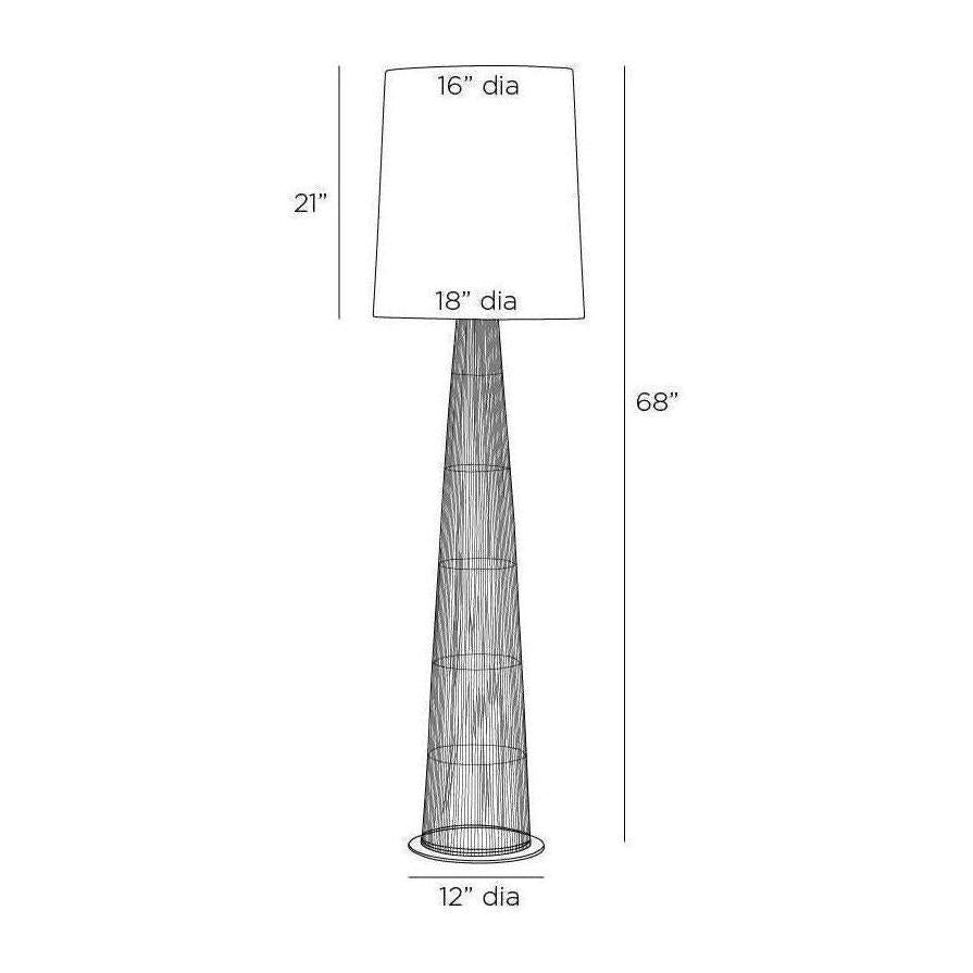 Arteriors Florence Floor Lamp
