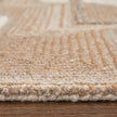Feizy Pollock 8954F Modern Geometric in Ivory/Brown/Tan