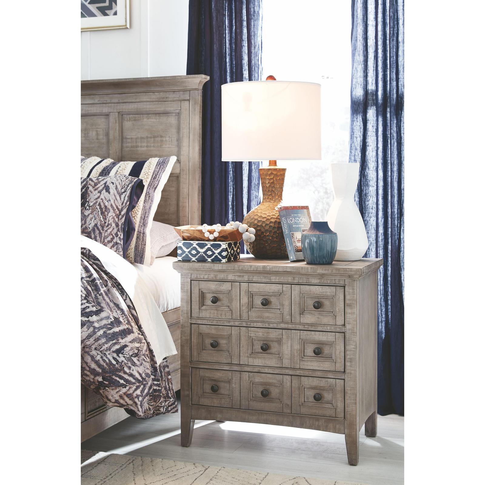 Magnussen Home Paxton Place Dovetail Grey Drawer Nightstand