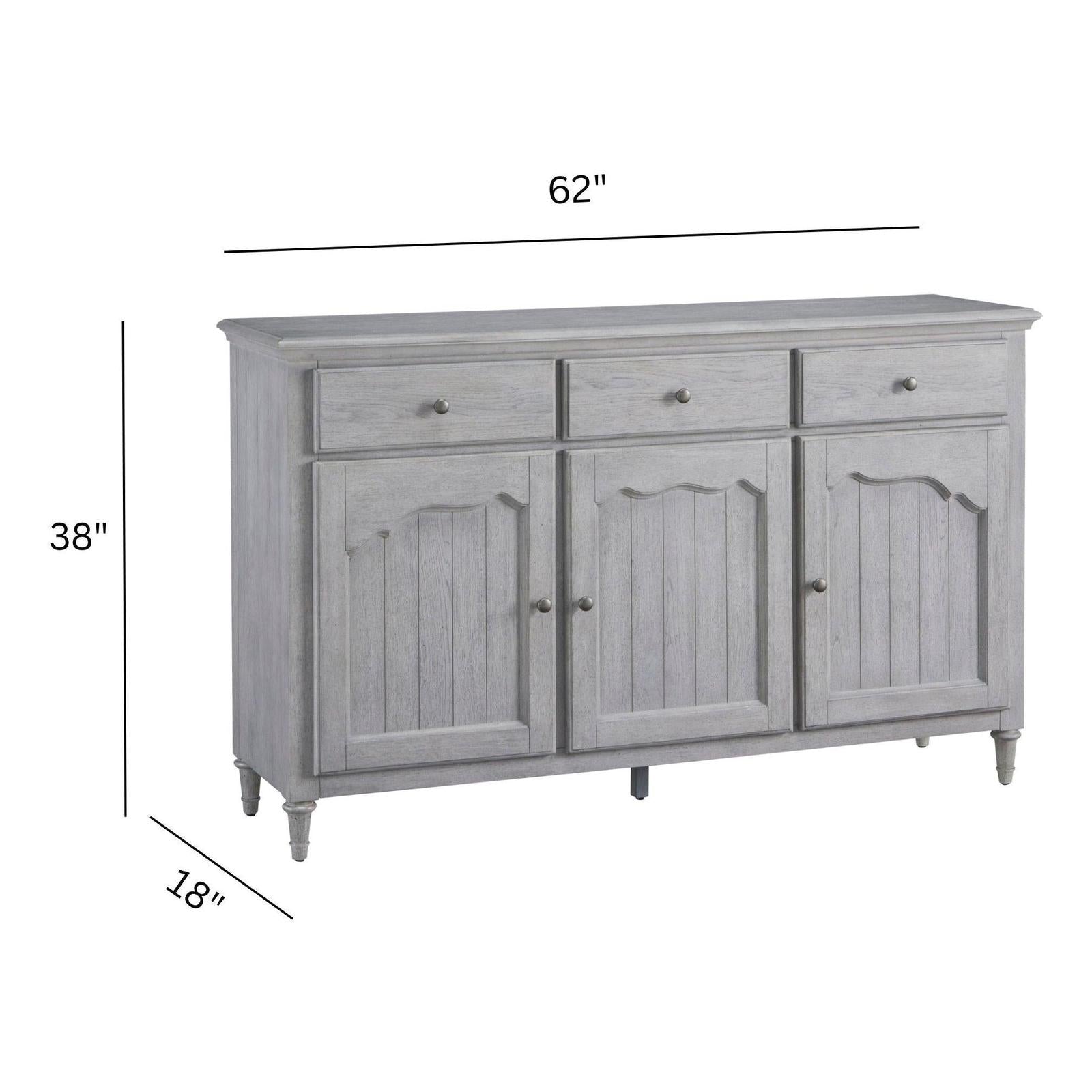 Pulaski Furniture Pulaski Furniture Accents Light Grey Credenza