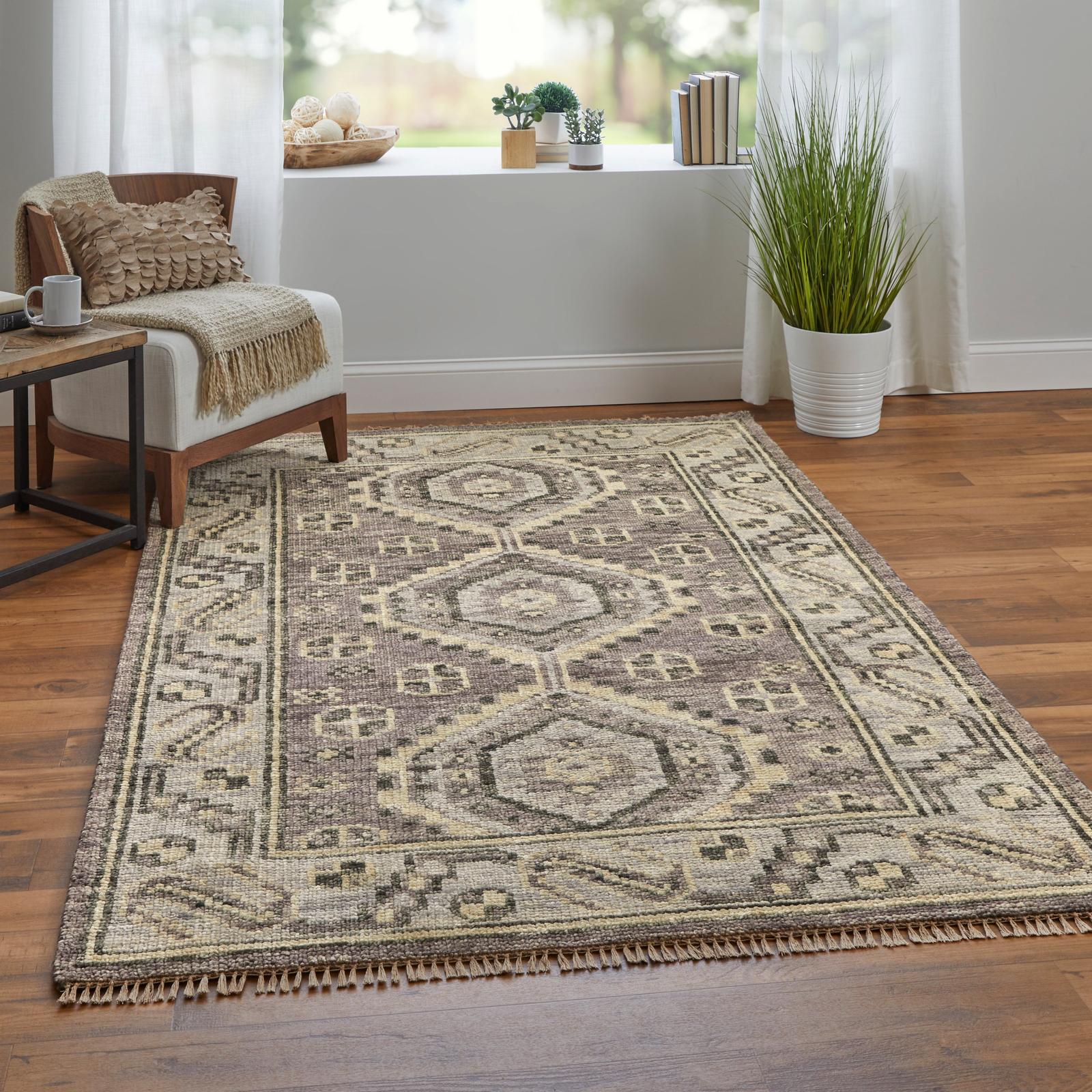 Feizy Fillmore 6943F Traditional Diamond, Rug
