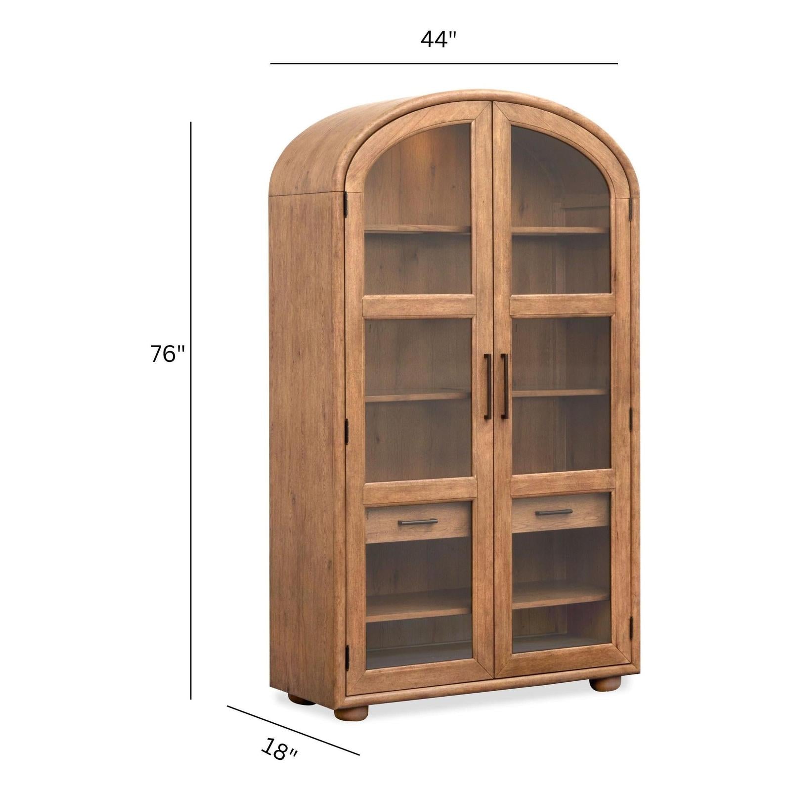 Magnussen Home Woodward Dark Clove Display Cabinet