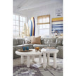 Salt Life Home Sunset Cove Moonlight Pearl Nesting Cocktail Table with Casters Sale