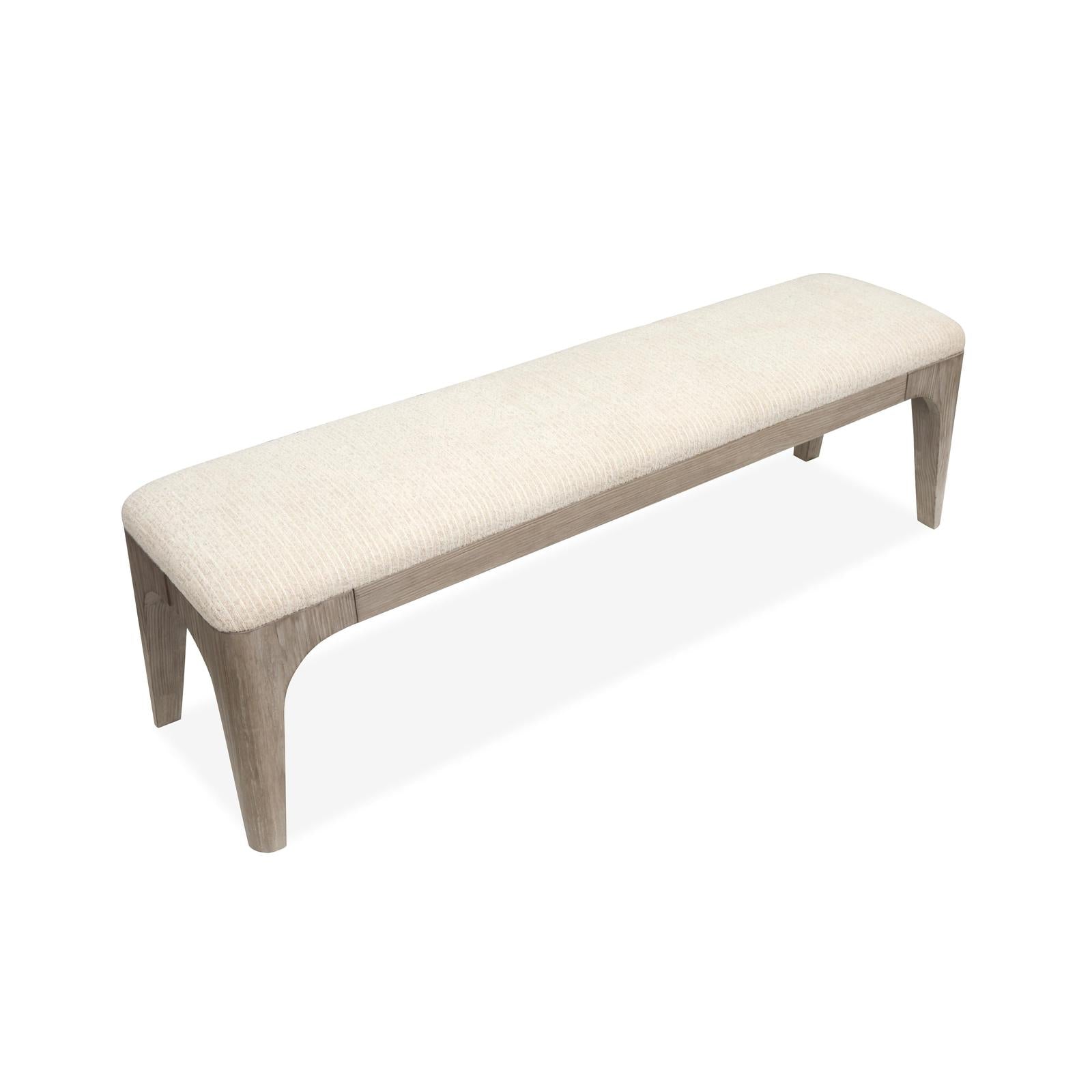 Magnussen Home Braelyn Dorian Grey Long Bench