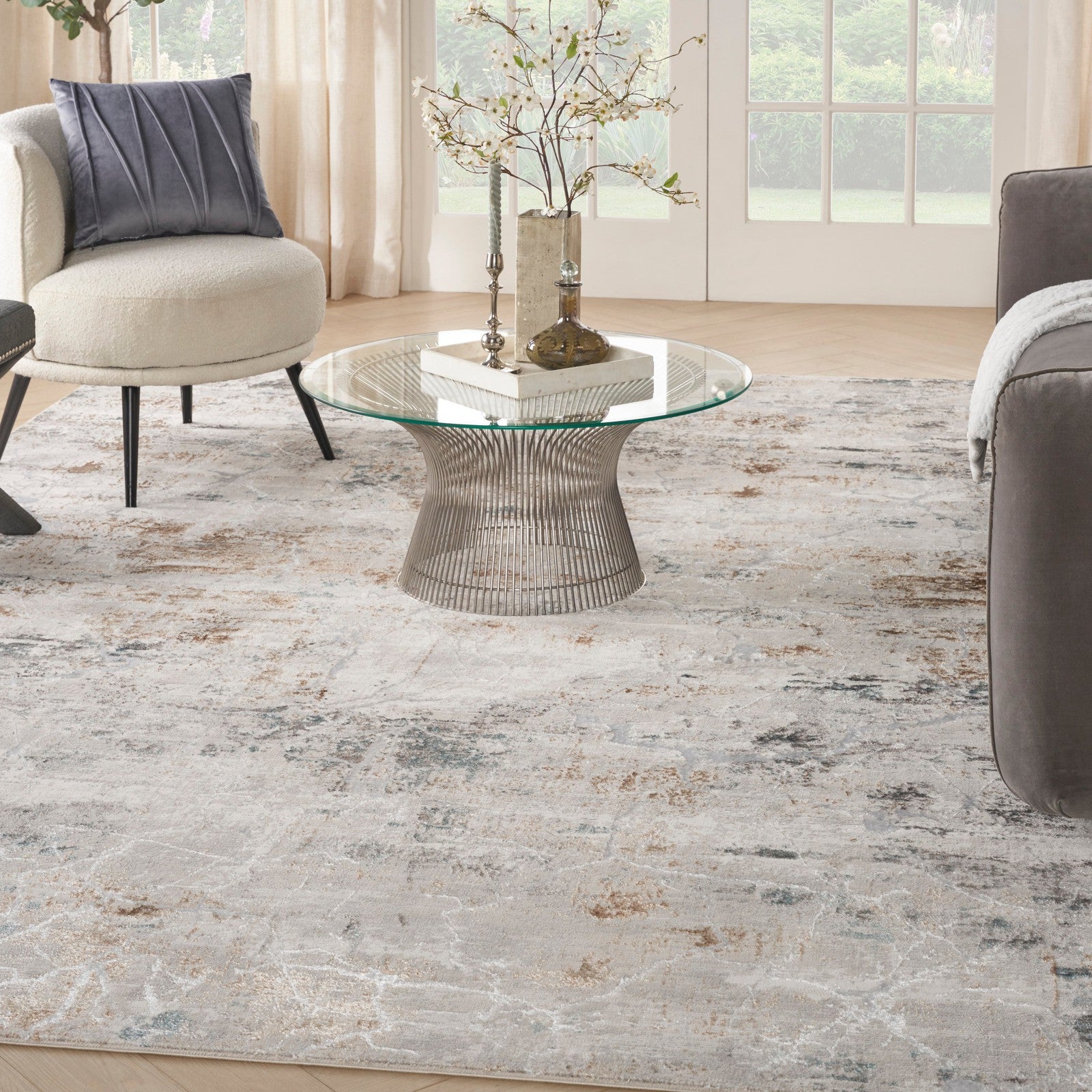 Nourison Glitz GLZ23 Modern Indoor Rug