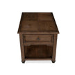Magnussen Home Cormac Brown Rectangular End Table