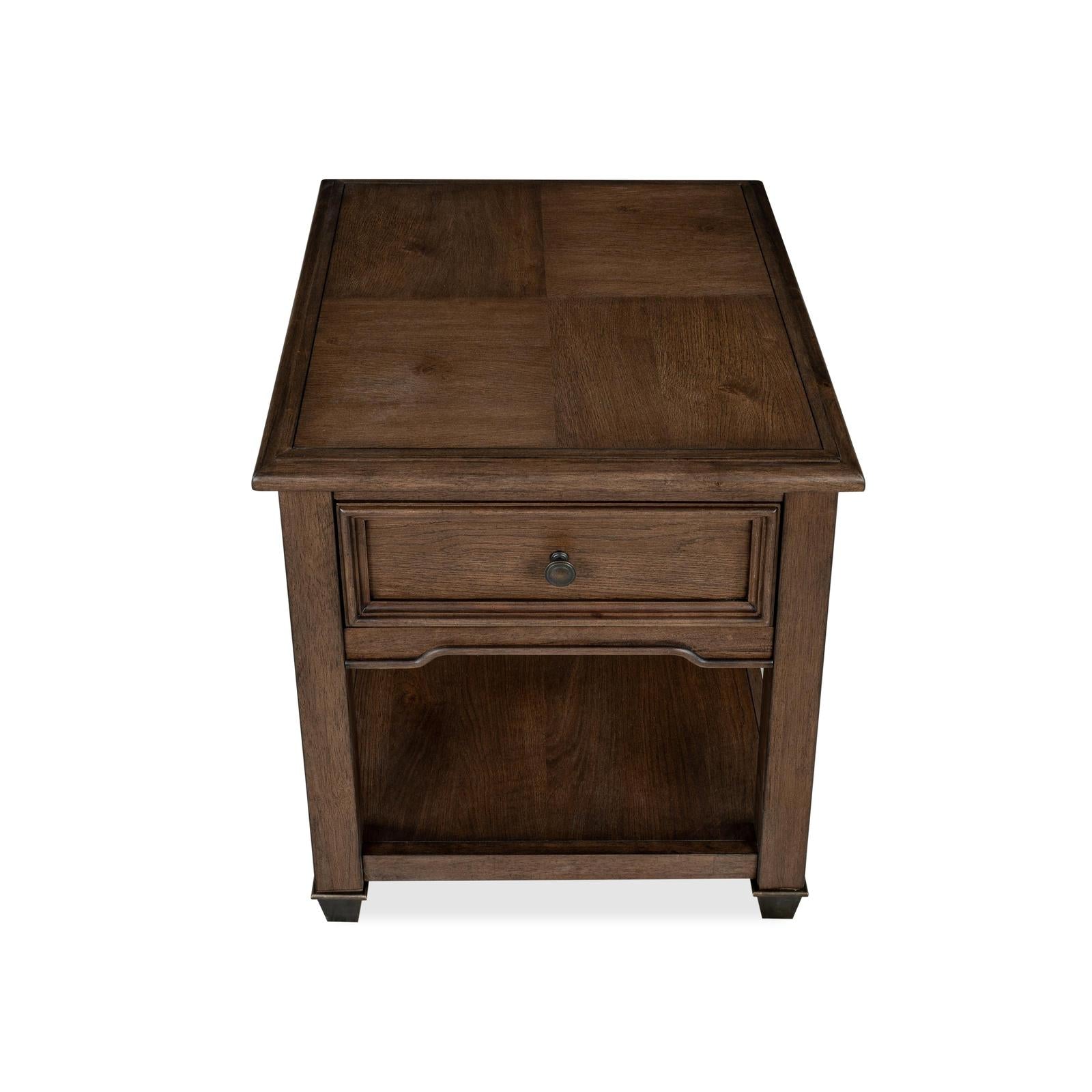 Magnussen Home Cormac Brown Rectangular End Table