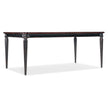 Hooker Furniture Charleston Rectangle Leg Dining Table w-2-22in Leaves
