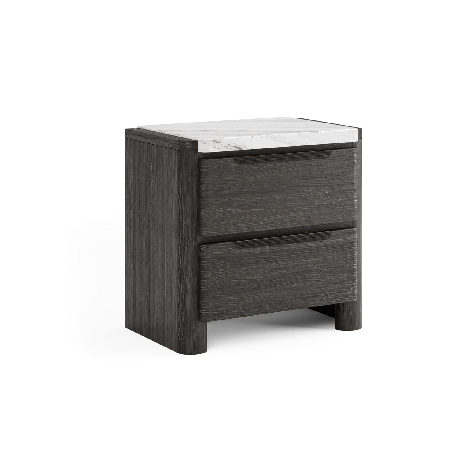 Magnussen Home Keaton Black Drawer Nightstand