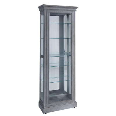 Pulaski Furniture Pulaski Furniture Accents Gray Side Entry Curio Cabinet
