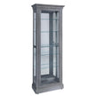 Pulaski Furniture Pulaski Furniture Accents Gray Side Entry Curio Cabinet