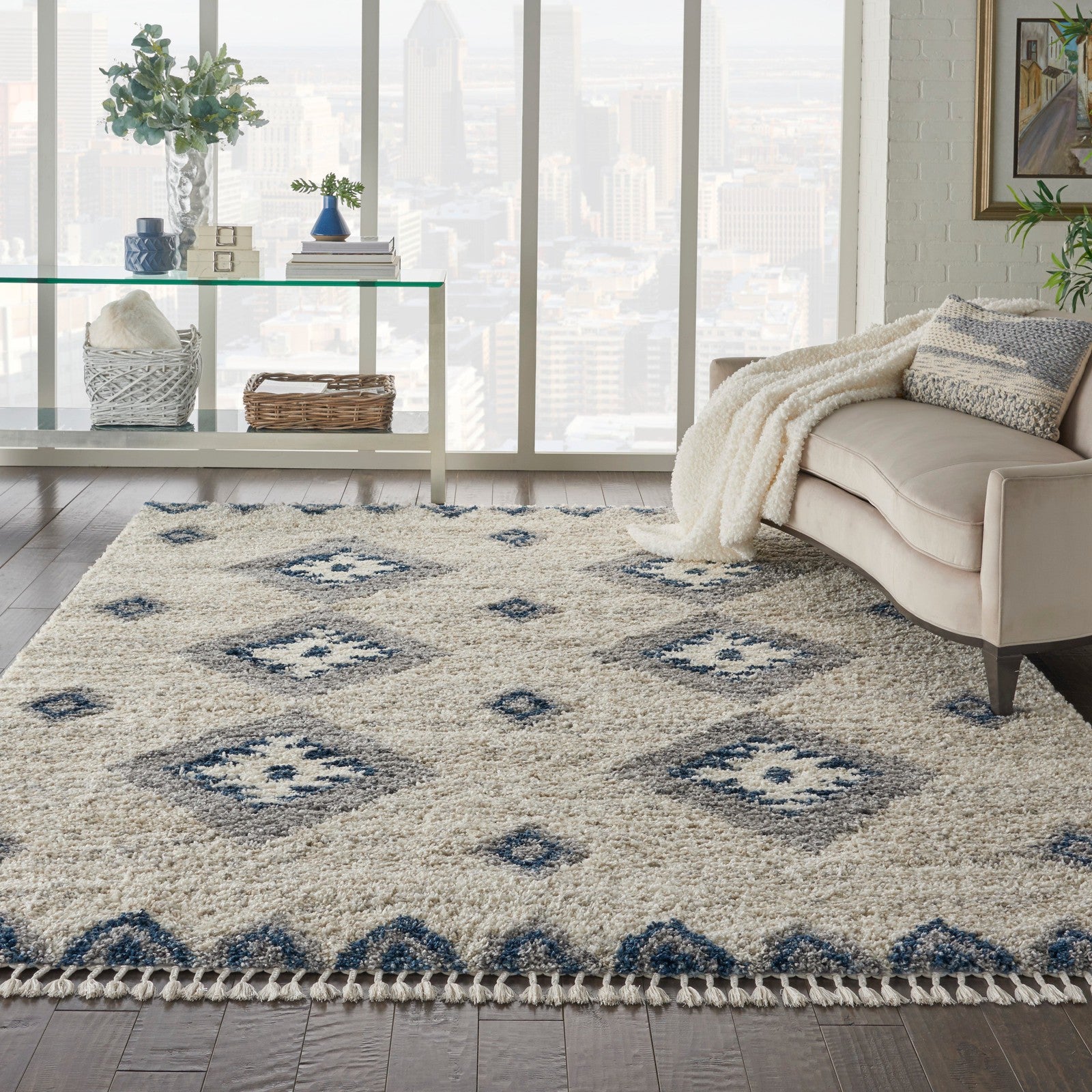 Nourison Oslo Shag OSL03 Shag Indoor Rug