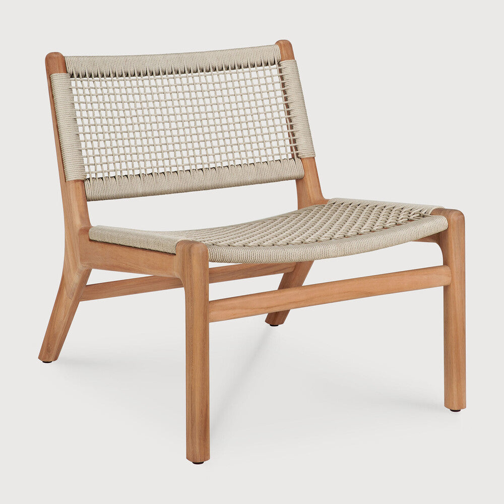 Ethnicraft Jack Woven Outdoor Lounge Chair