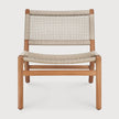 Ethnicraft Jack Woven Outdoor Lounge Chair