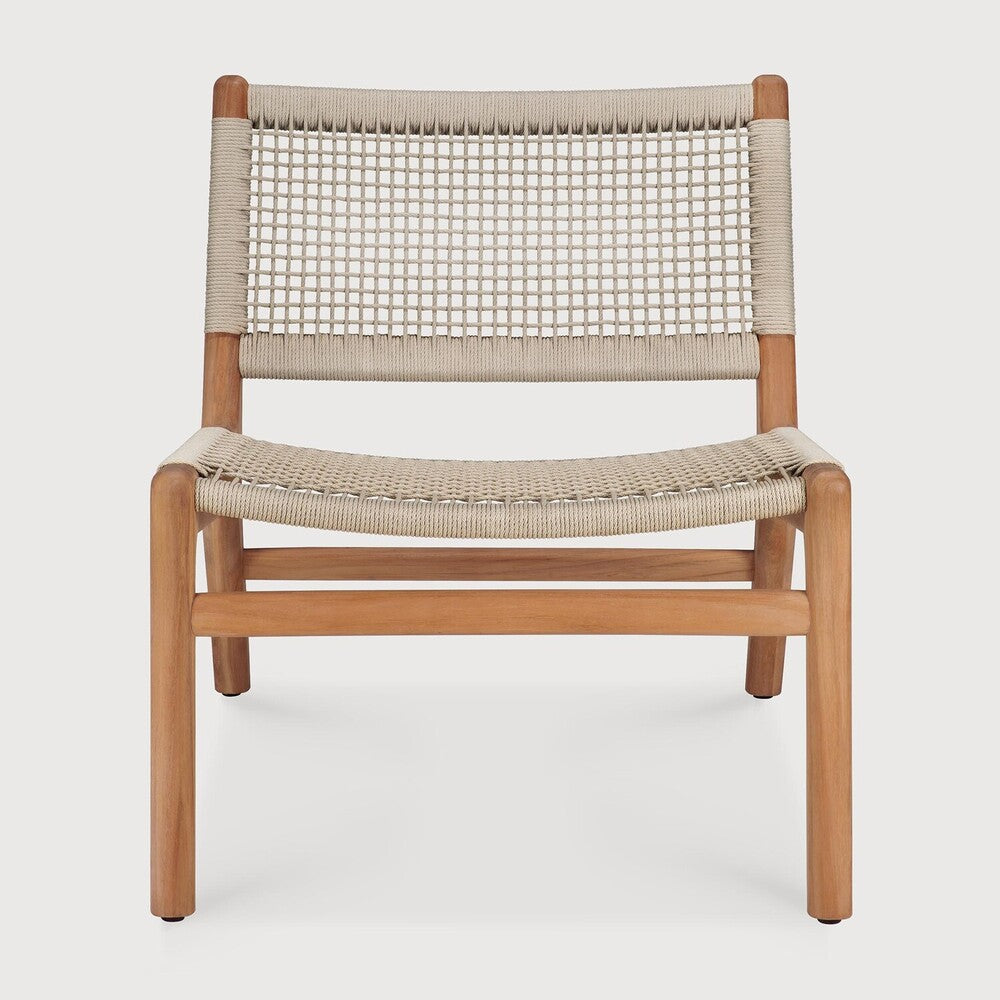 Ethnicraft Jack Woven Outdoor Lounge Chair