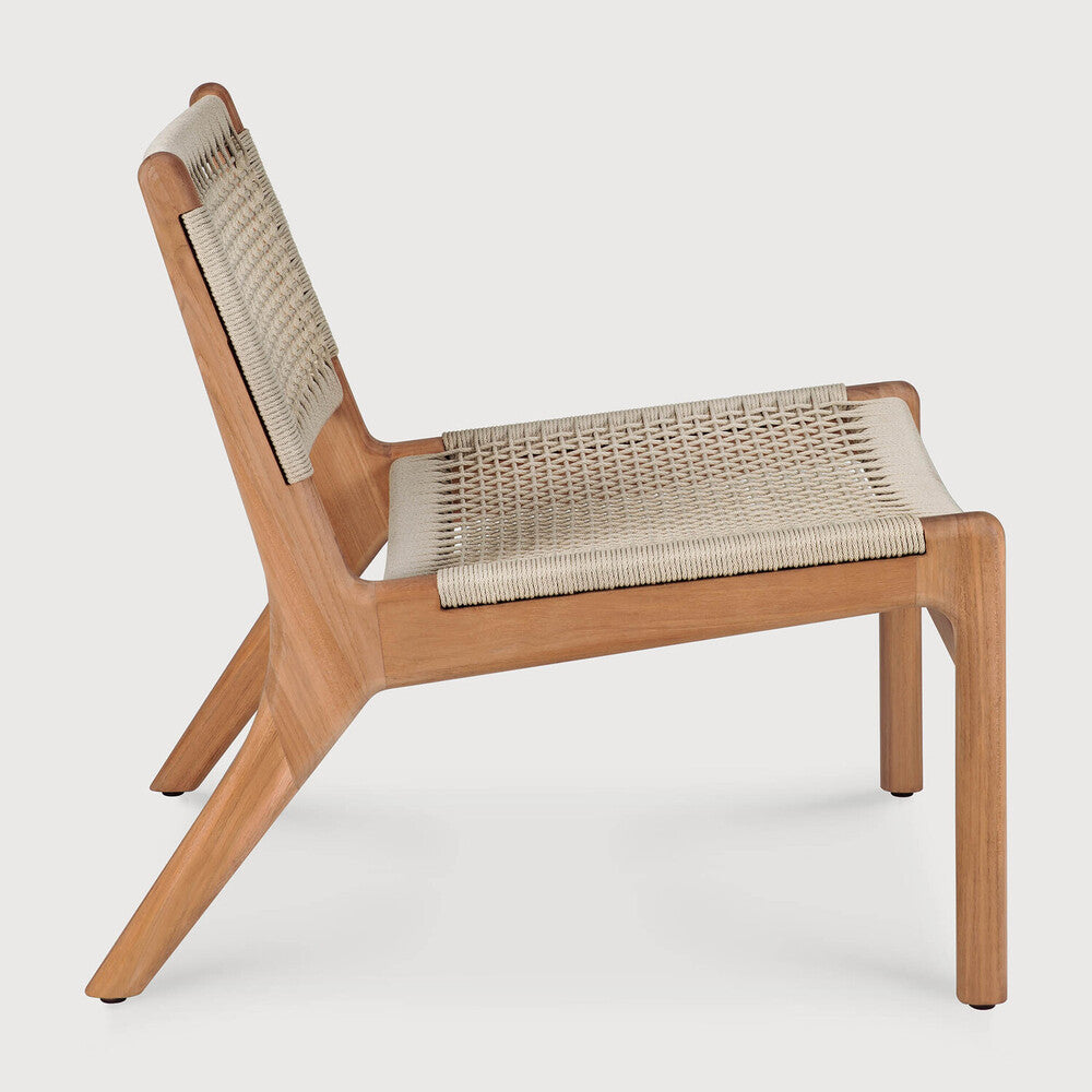 Ethnicraft Jack Woven Outdoor Lounge Chair
