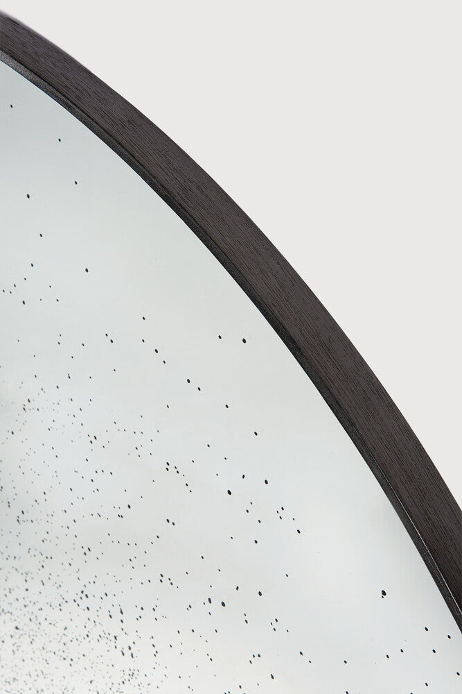 Ethnicraft Aged Round Wall Mirror