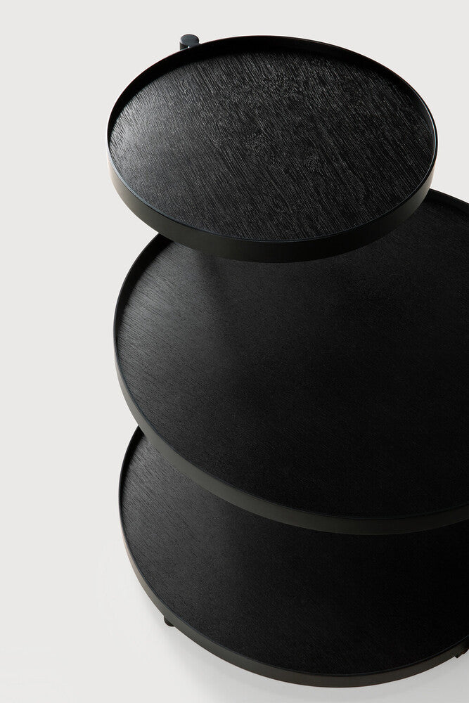 Ethnicraft Swivel Tray Side Table