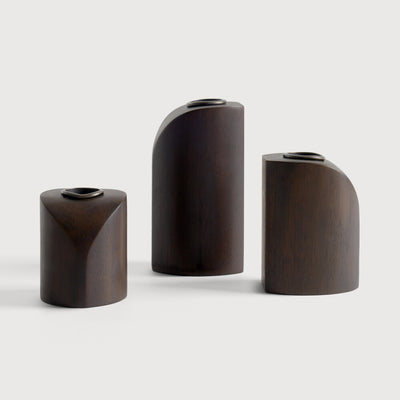 Ethnicraft PI Candle Holders