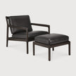 Ethnicraft Jack Mahogany Dark Brown Footstool