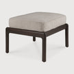 Ethnicraft Jack Mahogany Dark Brown Footstool